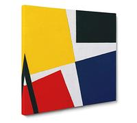 Composition Vol.2 by Theo Van Doesburg Canvas Print | Gallery Wrapped 30mm Frame Wall Art | 20x20 inches | Ready to Hang | Modern Picture | Living Room Bedroom Lounge Office