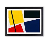 Composition Vol.2 By Theo Van Doesburg Classic Painting Framed Print | A3 Black Framed Wall Art | Ready to Hang | Classic Historical Picture | Living Room Bedroom Lounge Office