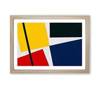 Composition Vol.2 by Theo Van Doesburg Framed Print | A2 Oak Framed Wall Art | Ready to Hang | Modern Nature Picture | Living Room Bedroom Lounge Office