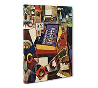 Composition Vol.3 By Amadeo De Souza Cardoso Canvas Print | Gallery Wrapped 30mm Frame Wall Art | 30x20 inches | Ready to Hang | Classic Picture | Living Room Bedroom Lounge Office