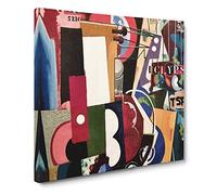 Composition Vol.4 by Amadeo de Souza Cardoso Canvas Print | Gallery Wrapped 30mm Frame Wall Art | 14x14 inches | Ready to Hang | Classic Picture | Living Room Bedroom Lounge Office