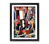 Composition Vol.4 By Amadeo De Souza Cardoso Classic Painting Framed Print | A4 Black Framed Wall Art | Ready to Hang | Classic Historical Picture | Living Room Bedroom Lounge Office