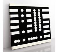 Composition Vol.5 by Sophie Taeuber Arp Classic Painting Canvas Wall Art Print Ready to Hang, Framed Picture for Living Room Bedroom Home Office Décor, 50x50 cm (20x20 Inch)