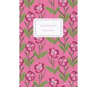 Composition, Wide Ruled Comp Book, Writing Journal Notebook with Lined Paper, Home School Supplies for College Students & K-12, 6x9 inches, 100 Sheets, Pink Poppy Design