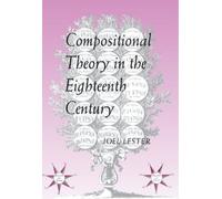 Compositional Theory in the Eighteenth Century