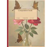 Compositions Notebook for students college ruled school notes journal cute floral vintage gift personal journal for success: Vintage Floral ... college ruled Notebook for Students