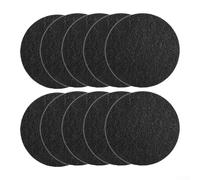 Compost Bin Essential Set of 8 Activated Carbon Replacement Filters to Maintain a Pleasant Atmosphere (Round: 165 * 65 * 10mm)