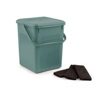 Compost Bucket Organic Bin 9 L With Activated Carbon Filter 23x22, 5x27, 5 CM