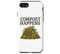 Compost Happens Funny Garden Pile Sustainability Case for iPhone SE (2020) / 7/8