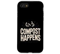 Compost Happens Funny Gardener Worm Composting Case for iPhone SE (2020) / 7/8