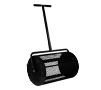 Compost Spreader Roller Peat Moss Topsoil Garden Lawn 80L 26" Steel Cage