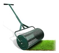 Compost Spreader with Adjustable Long Handle, Durable Lightweight Peat Moss Spreader for Lawn Seeding and Planting