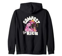 Compost the Rich Anti-Capitalist Progressive Liberal Protest Zip Hoodie