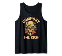 Compost The Rich - Mushroom Skull Tank Top