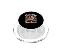 Compost Your Enemies Retro Gardening Humor PopSockets PopGrip for MagSafe