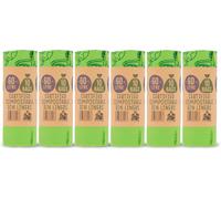 Compostable Bin Liners 60 Litre Bags 6 Rolls of 10 Eco Green Living Corn