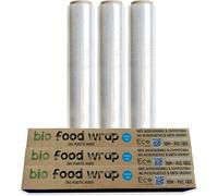 Compostable Cling Film Without The Plastic - Recycled Packaging - 30Cm X 30M - 3 Rolls