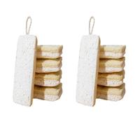 Compostable Kitchen Cleaner. Green eco-Friendly Plant Fiber Biodegradable loofah sponges, Oil-Resistant, Easy to Clean. Made of eco-Friendly Plant Fiber, Suitable for Kitchens and bathrooms.