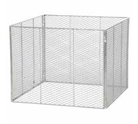 Composter Compost Bin 100X100X80Cm Composting Frame Garden Waste New