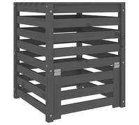 vidaXL Composter 63.5x63.5x77.5 cm Solid Wood Pine