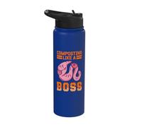 Composting Like A Boss Vemicomposting Stainless Steel Insulated Water Bottle