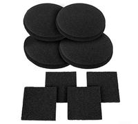 Composting Made Easy 8PCS Activated Carbon Filters 4 Square & 4 Round Designs for Management in the Kitchen