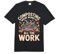 Composting Where Worms Do All The Work Comfort Colors Adult Heavyweight T-Shirt