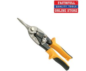 COMPOUND AVIATION TIN SNIPS FOR CUTTING SHEET METAL 250mm 10", FAITHFULL AS10Y