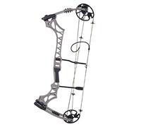 Compound Bow 32" Axle-to-Axle IBO 320fps 30-70lbs Adjustable Draw Weight for Adults Beginners Hunters for Outdoor Hunting Target Shooting (Grey-Green)