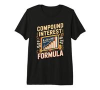 Compound Interest Formula Investor Finance Nerd Premium T-Shirt