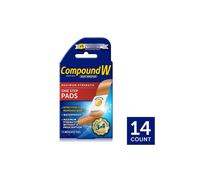 Compound W Maximum Strength One Step Wart Remover Pads, 14 Count