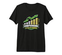 Compounding is The 8th Wonder Investor Chart Premium T-Shirt