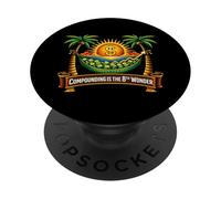 Compounding is the 8th Wonder Investor Lifestyle PopSockets Adhesive PopGrip