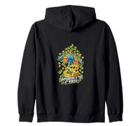 Compounding is the 8th Wonder Passive Income Mascot Zip Hoodie
