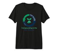 Compounding is The 8th Wonder Stock Market Investor Premium T-Shirt