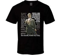 compr Dirty Clint Quotes Clint Eastwood Movie Action T Shirt Black M
