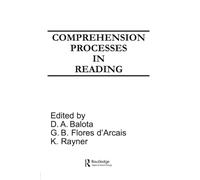 Comprehension Processes in Reading