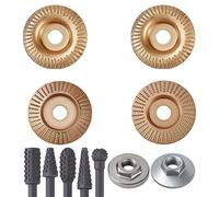 Comprehensiv Wood Carving Disc Set Angles Grinder Attachments Set For Precisions Crafting & Detailed Woodworking Project Precisions Carving Wheel