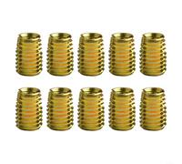 Comprehensive 10 Piece Thread Adapter Set for Various Thread Reducing Needs (M6*1-M10*1.5-L14mm)