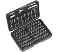 Comprehensive 100 Piece Power Tool Security Bit Set With Chrome Steel Bits And Storage Case