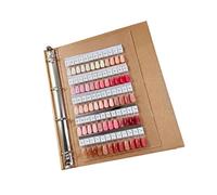 Comprehensive 120 Color Nails Sample Catalog for Precise Color Comparison and Tidy Storage Acrylic Display Board