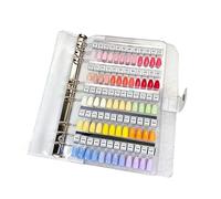 Comprehensive 120 Color Nails Sample Catalog for Precise Color Comparison and Tidy Storage Acrylic Display Board