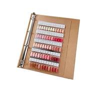 Comprehensive 120 Color Nails Sample Catalog for Precise Color Comparison and Tidy Storage Numbered Nails Labels