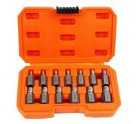 Comprehensive 13Pcs Screw Extractor Set for Broken Screws and Bolts, Includes 23 Sizes for Easy Handling