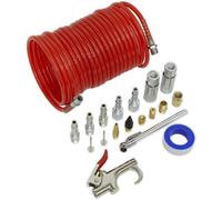 Comprehensive 19 Piece Air Blow Gun Kit With 7M Hose And Adaptor Set