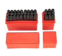 Comprehensive 36 Piece Metal Punch Set Alphabet & Number Stamps for Leather, Wood, and Crafting Needs (6mm)