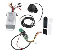 Comprehensive 36V 350W Scooter Controller Kit with LED Dashboard, Connecting Wires, and Brake Handle (A)