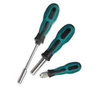 Comprehensive 3Pcs 1/4Inch Hexagonal Screwdriver Bit Holder Set with Quick Changes and Direct Insertion Handle Hexagonal Screwdriver Bit Holder