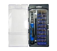 Comprehensive 58 Piece Screwdriver Collection with Bits for Precisions Device Maintenance Laptops Cameras More Repair Tools