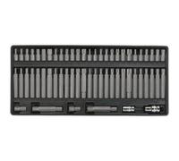 Comprehensive 60Pc Trx-Star Hex Ribe Spline Bit Set With Tool Tray For Professionals